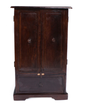 Wenge Vintage Collectible-2 Drawers